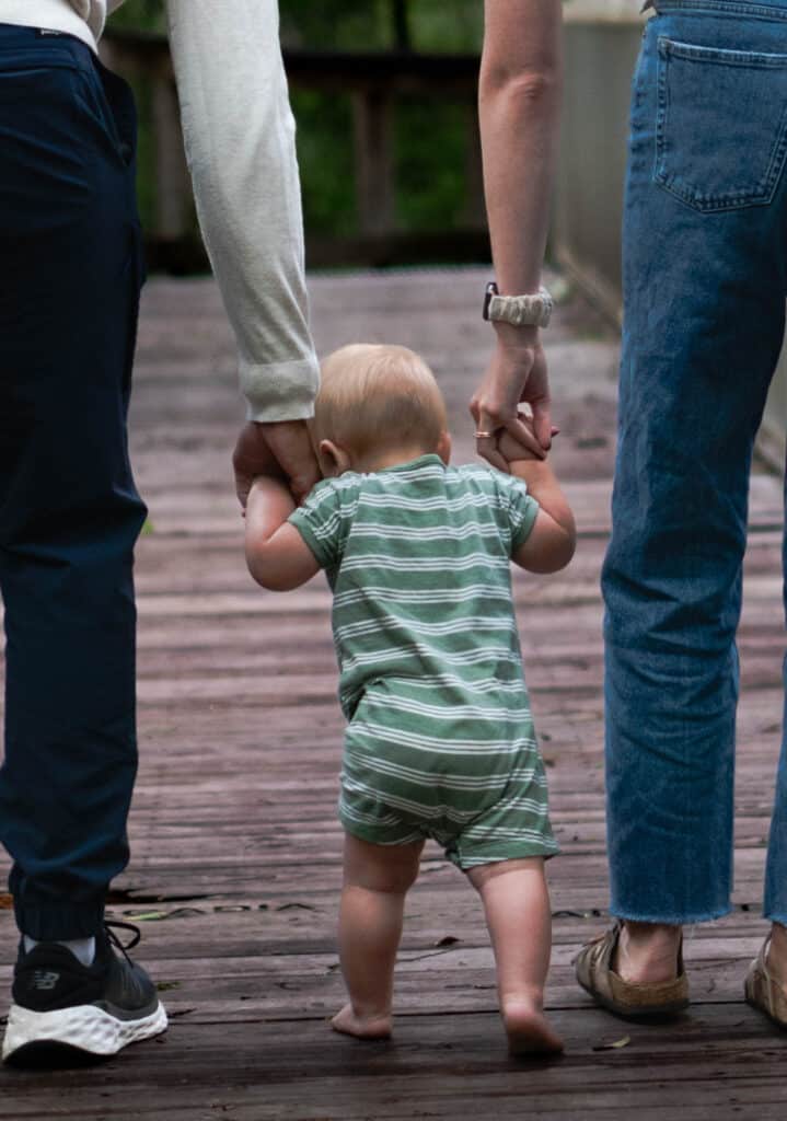 Family photos, Arcadia Mill Florida, Boardwalk